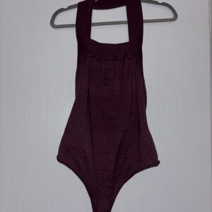 Plum Free People Bodysuit